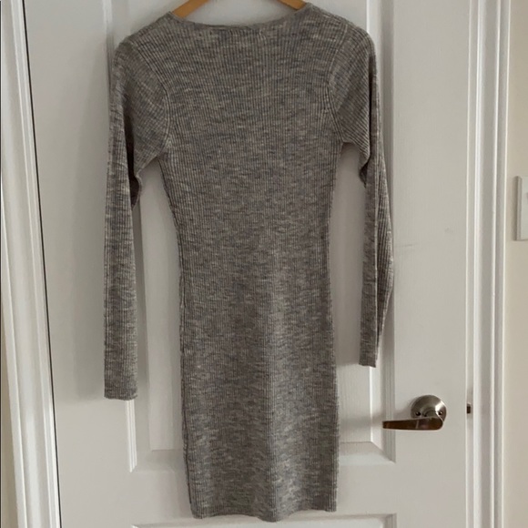 ASOS Knit Grey Marl Dress - Picture 2 of 4